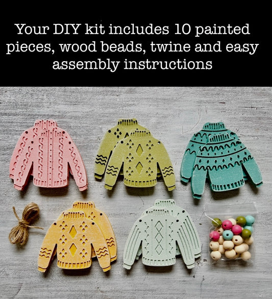 Sweater weather garland, fall vibes