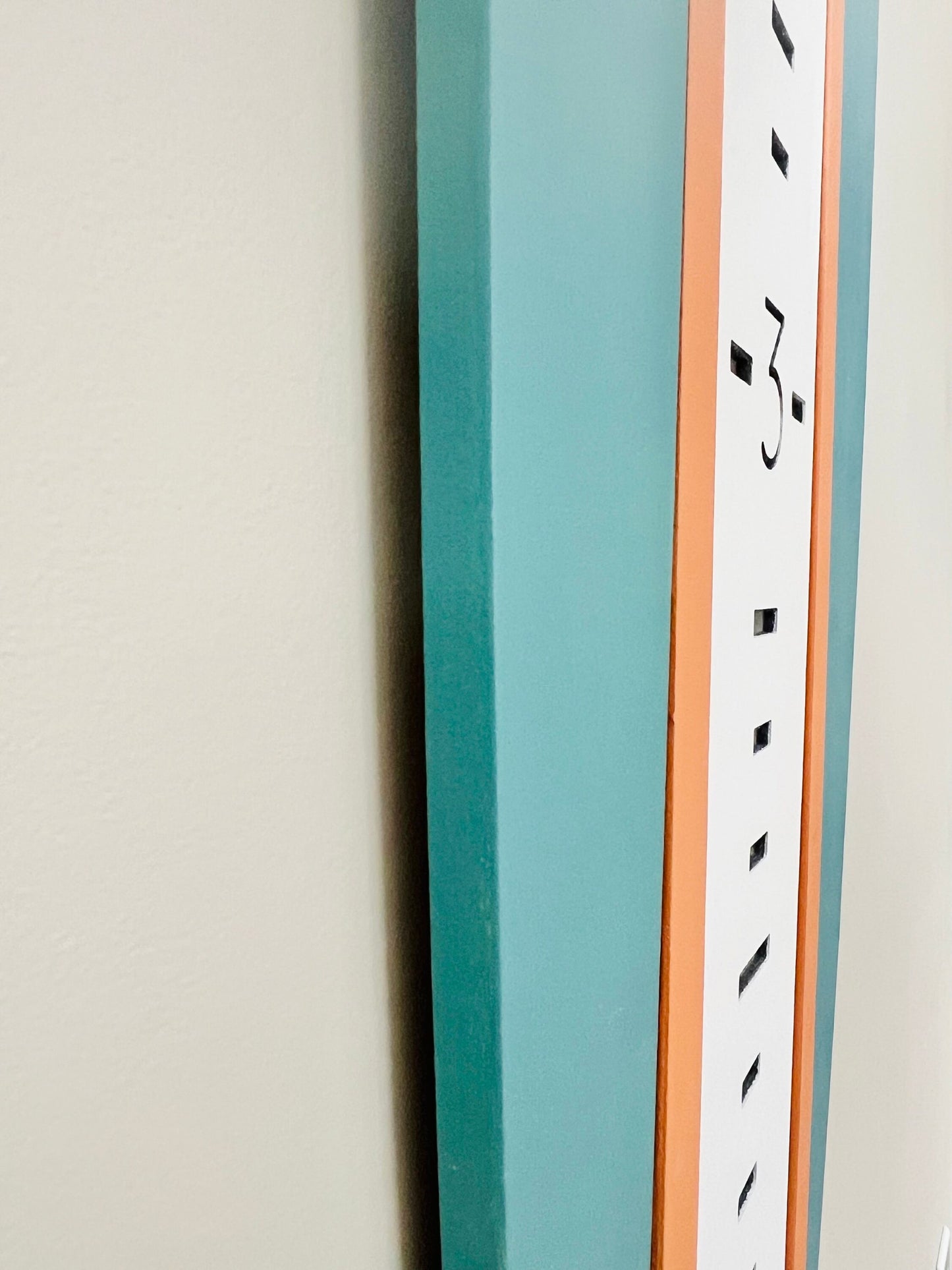 Surfboard growth chart for child's room or nursery, 48" tall, Customize your colors to suit