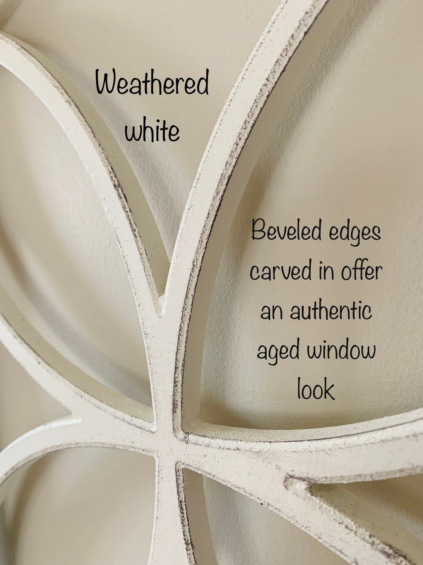 Tall skinny farmhouse window decoration for wall, 42” tall