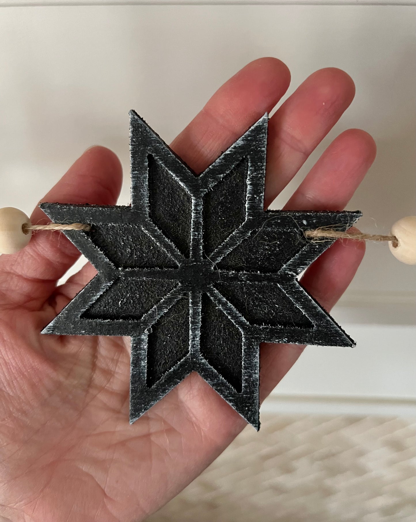 Nordic reindeer winter garland