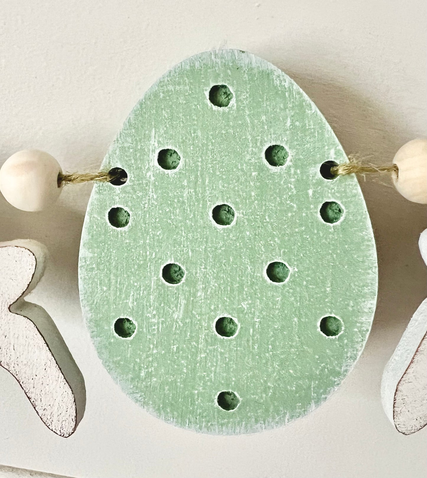Easter bunny garland, FREE SHIPPING