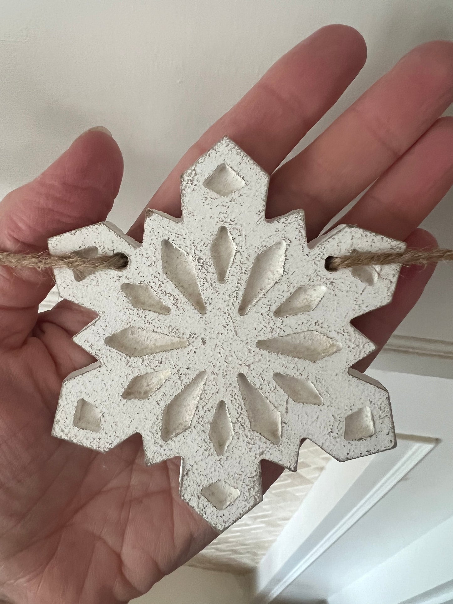 Snowflake garland, FREE SHIPPING