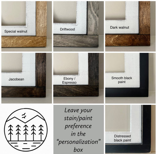 Custom farmhouse window decoration for modern or rustic home decor