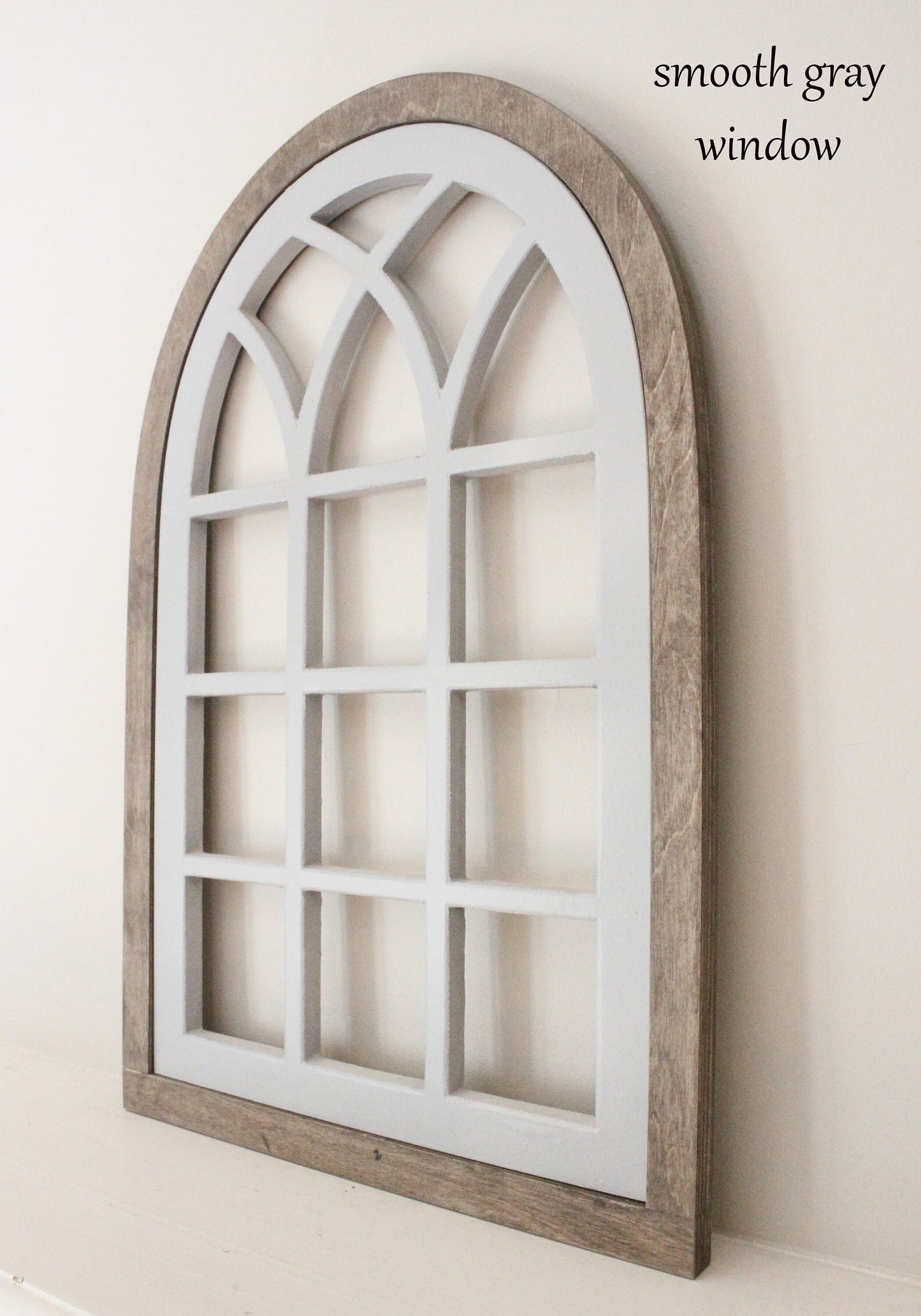 Farmhouse window arch, church window, 3 sizes, choose your own colors