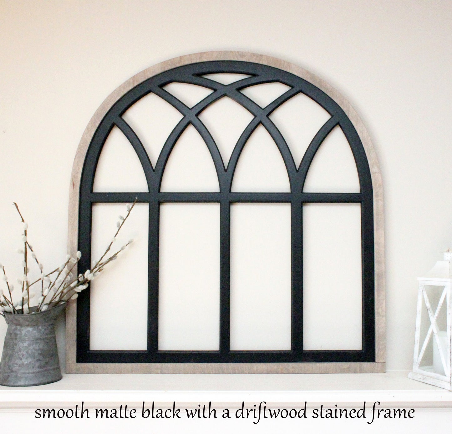 Large farmhouse window 30”x30” size, choose your colors