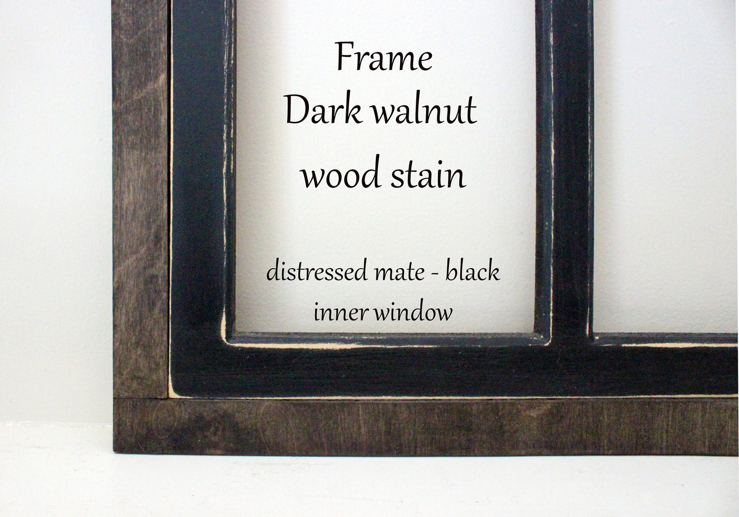 Large farmhouse window 30”x30” size, choose your colors