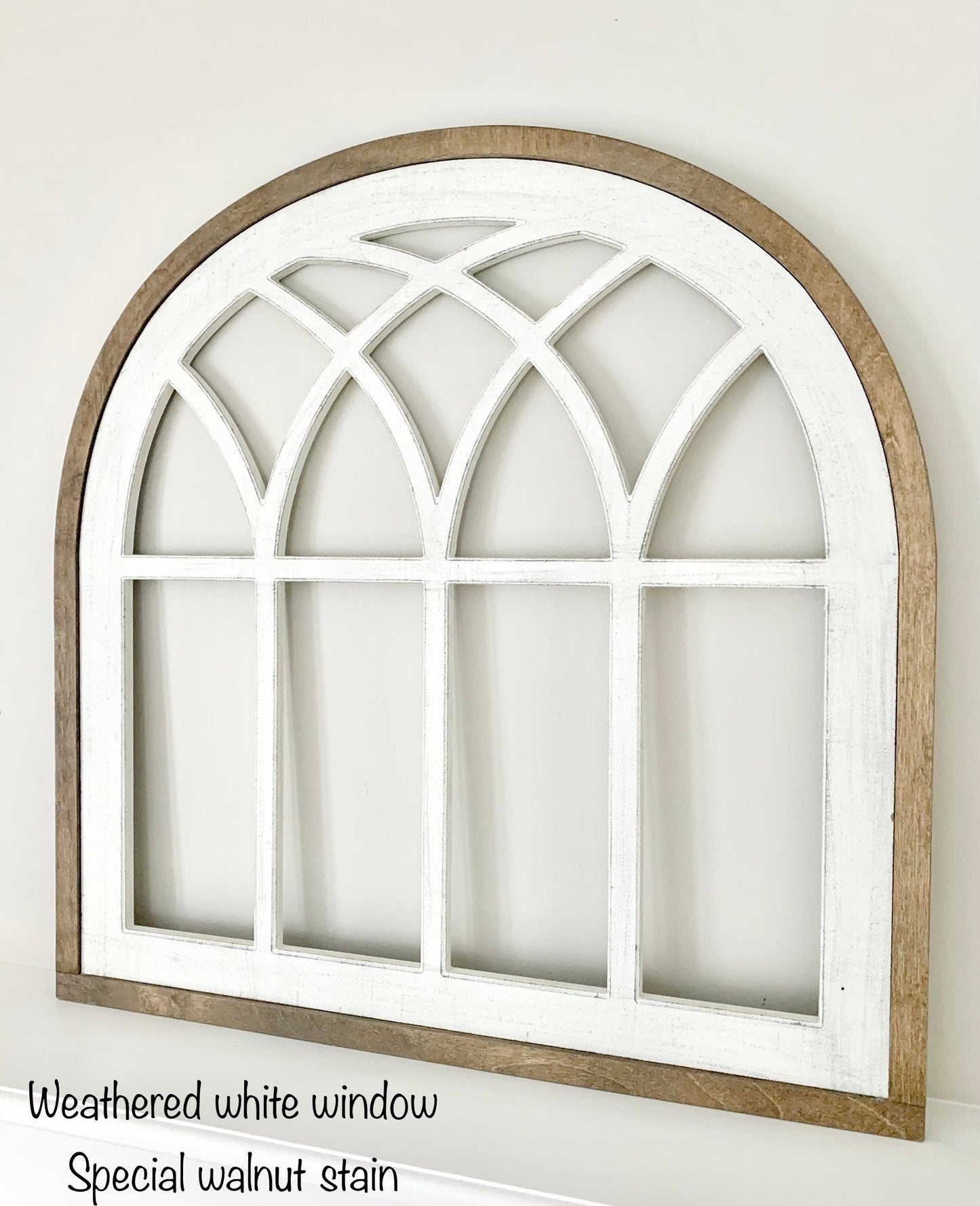 Large farmhouse window 30”x30” size, choose your colors