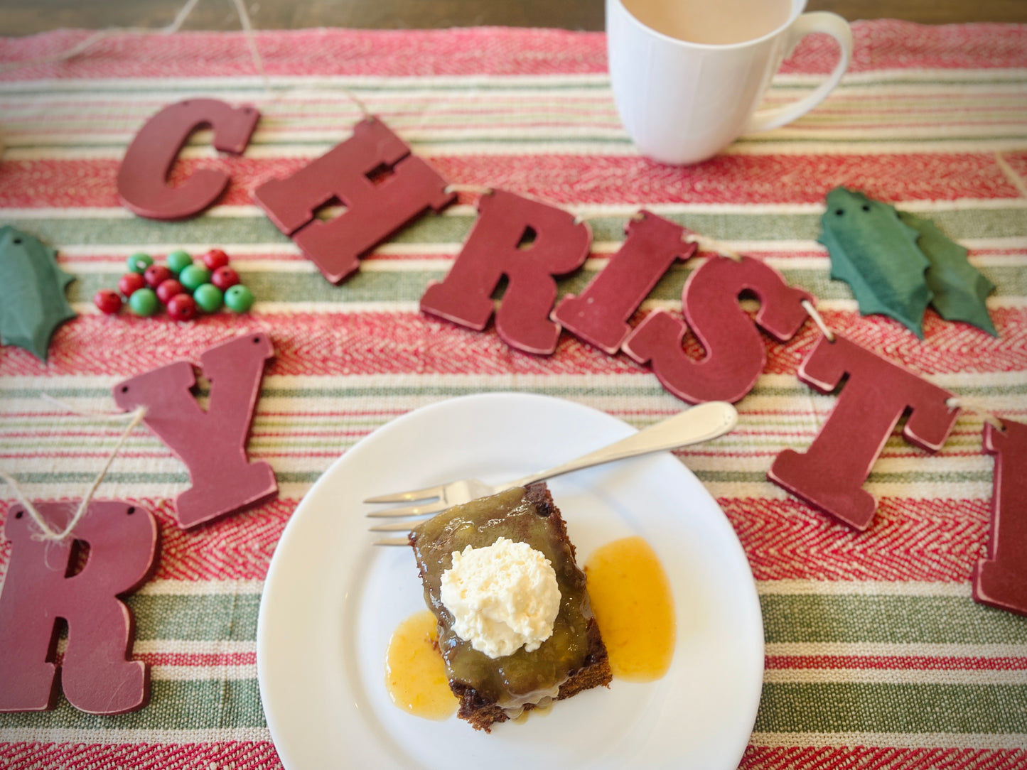 Merry Christmas garland