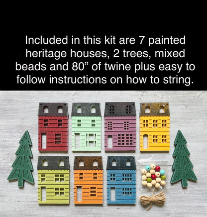 Heritage House Lane garland, FREE SHIPPING