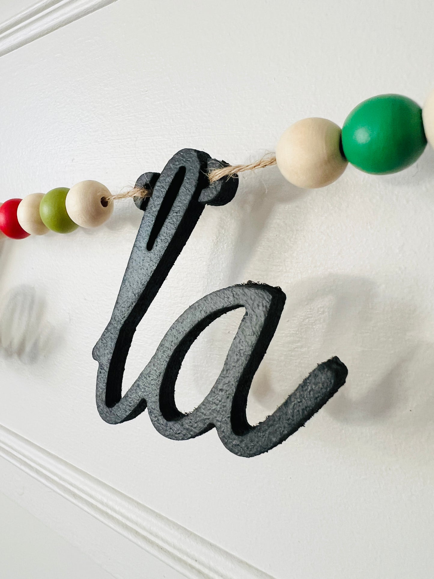 Fa La La La La garland