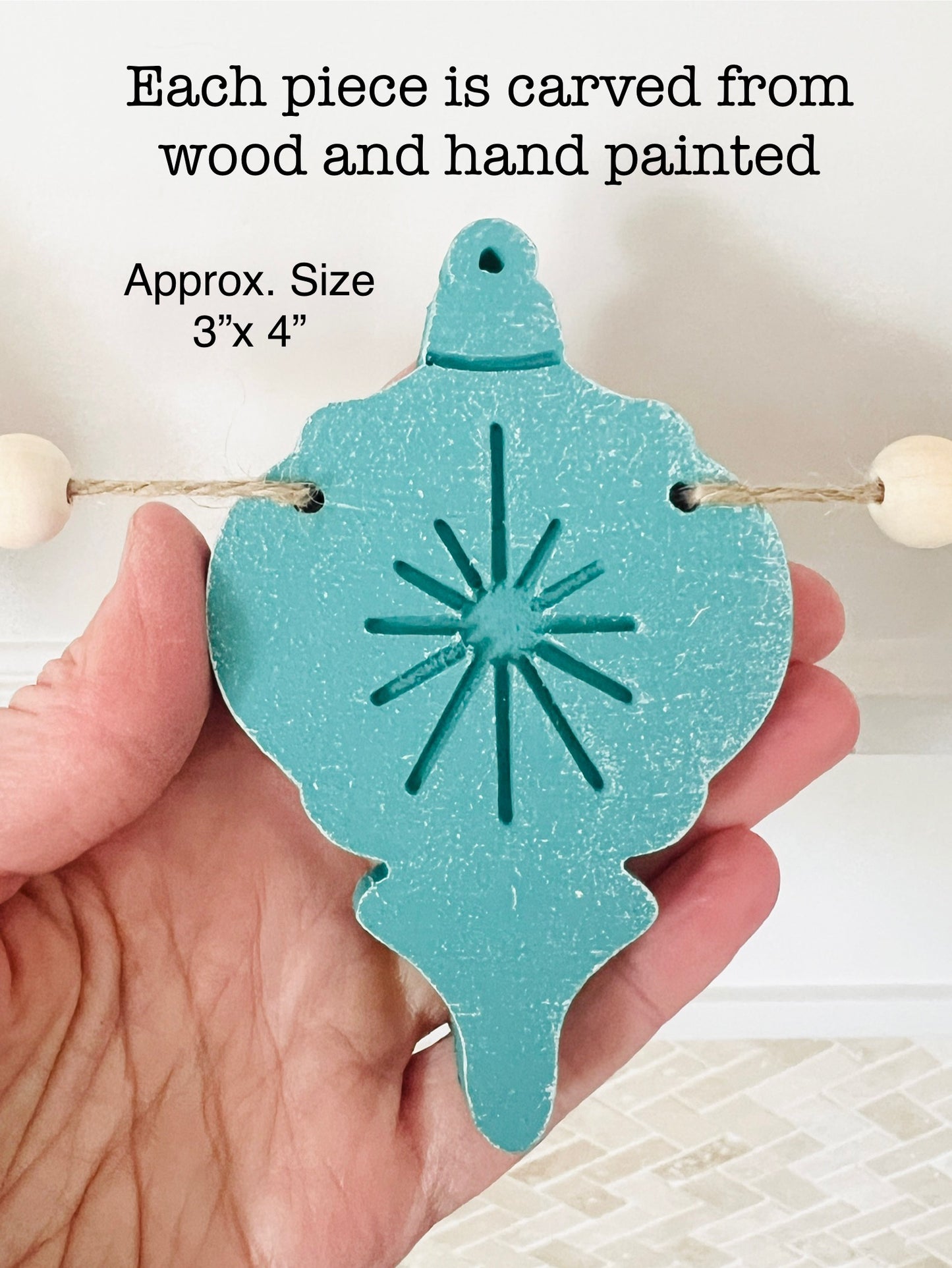 Vintage Ornaments garland