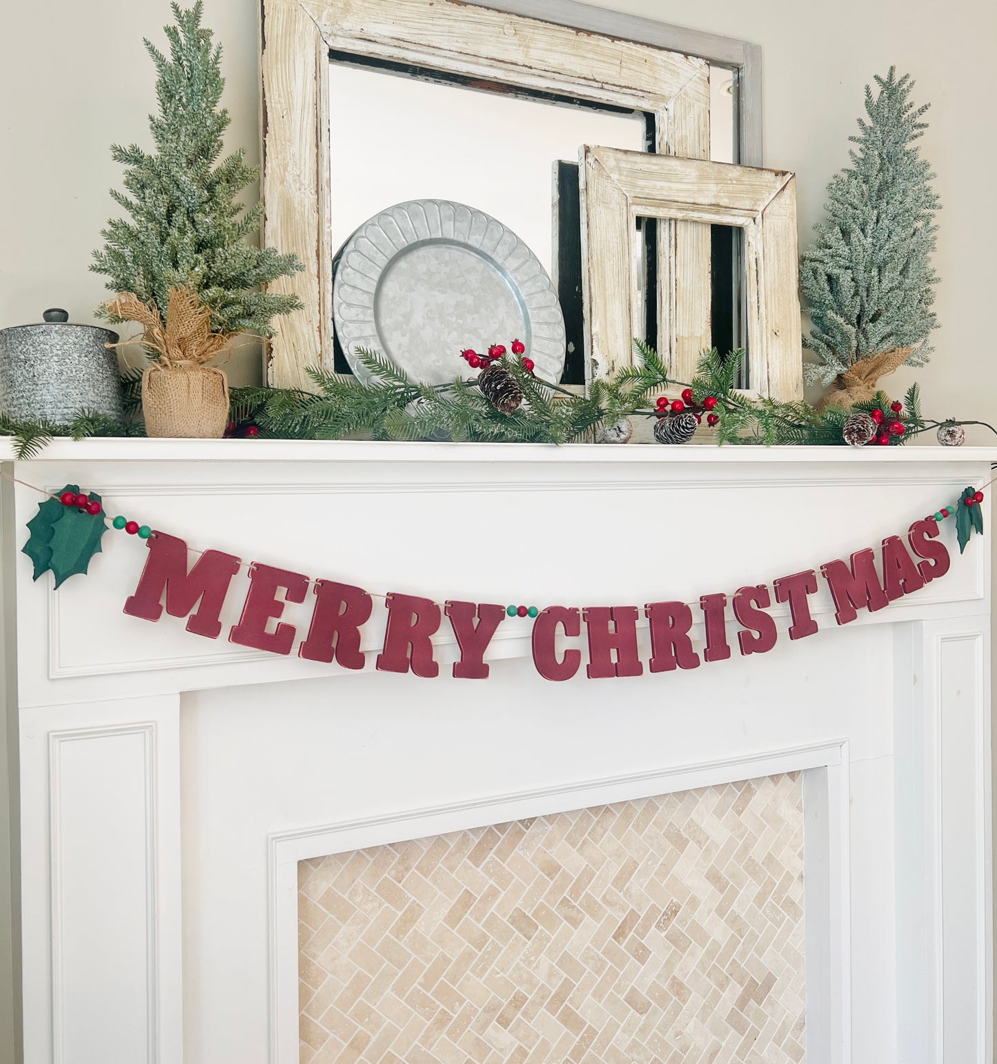 Merry Christmas garland