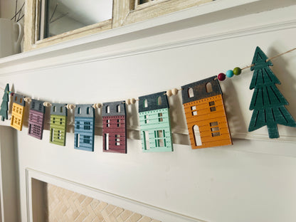 Heritage House Lane garland, FREE SHIPPING