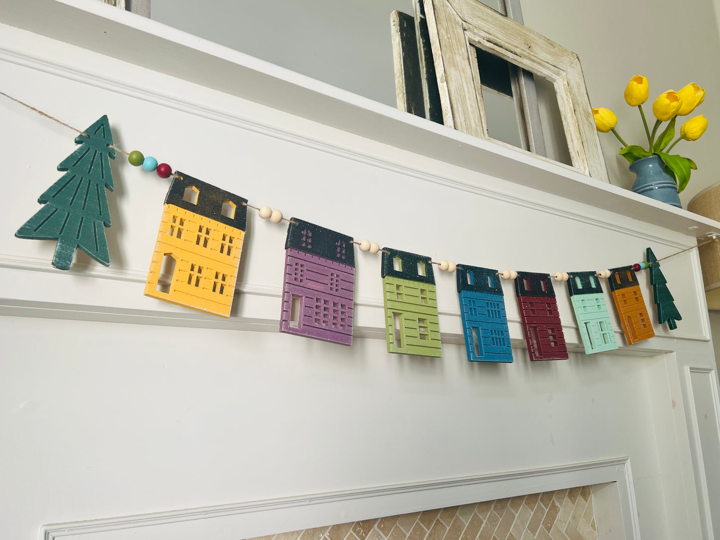 Heritage House Lane garland, FREE SHIPPING