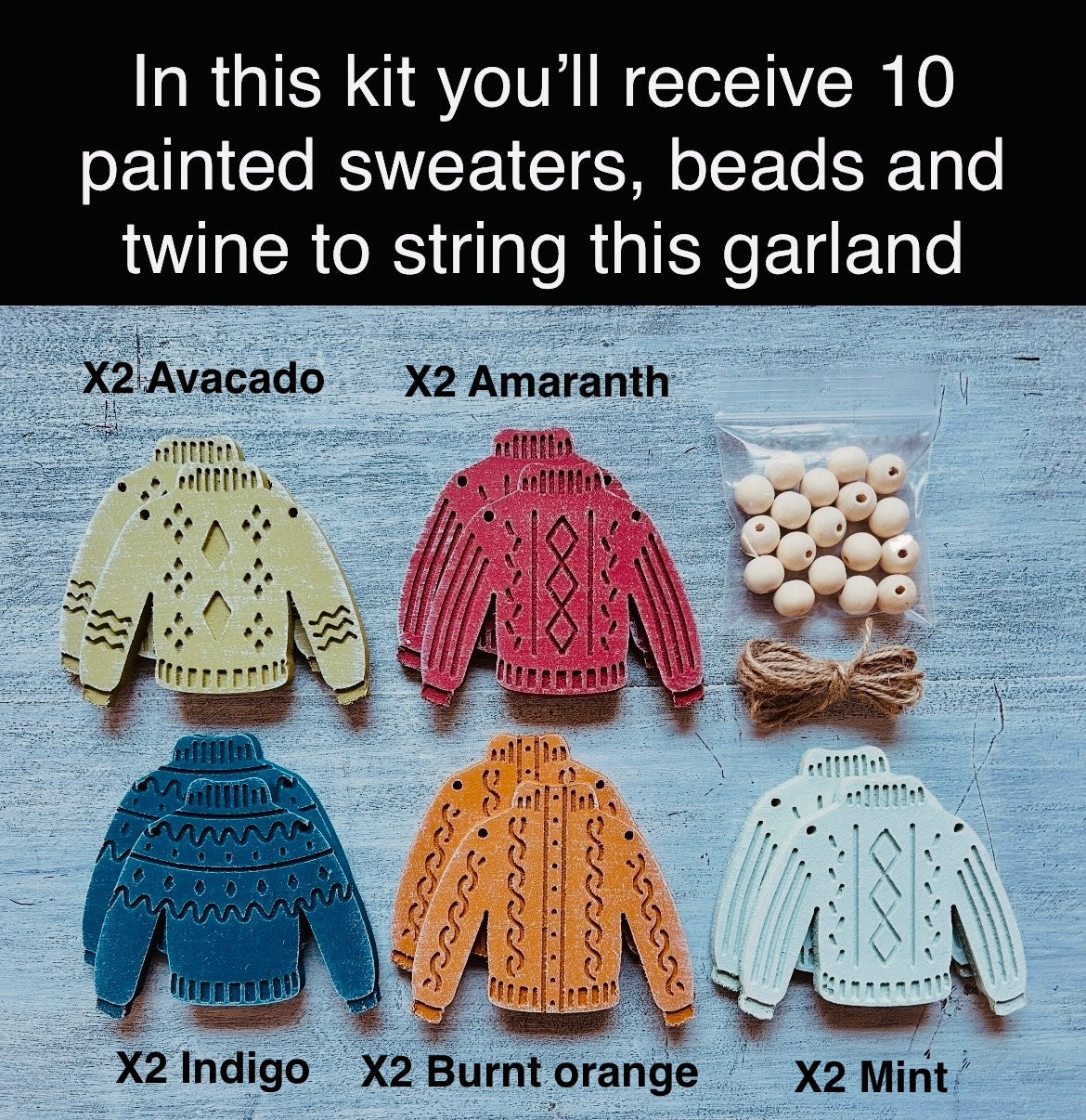 Fall garland “Sweater Weather”