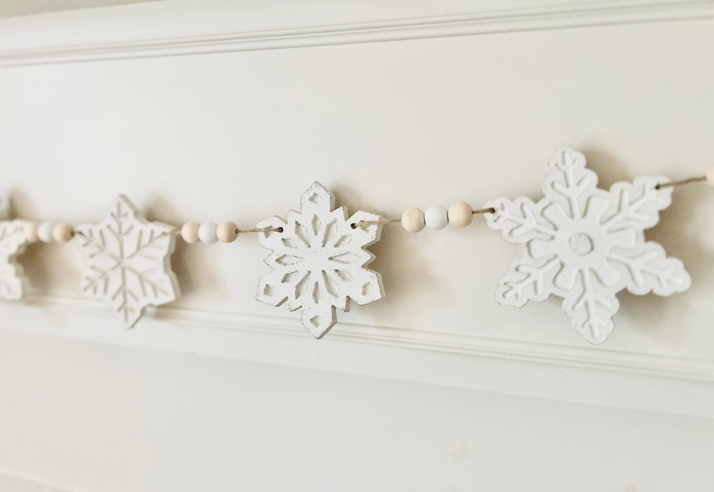 Snowflake garland, FREE SHIPPING