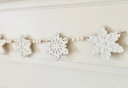 Snowflake garland, FREE SHIPPING