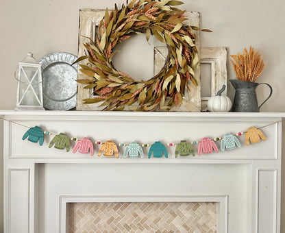 Sweater weather garland, fall vibes