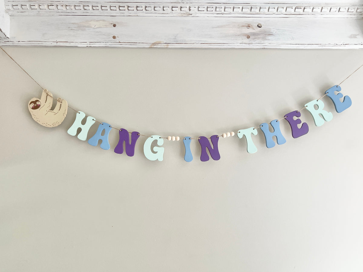 Hang in there DIY garland kit