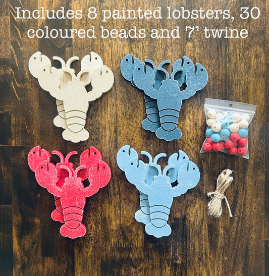 Nautical Lobster garland kit