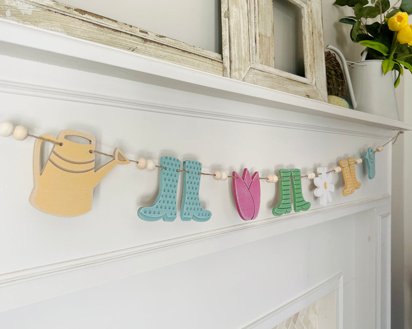 Rubber boots spring garland, FREE SHIPPING
