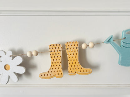Rubber boots spring garland, FREE SHIPPING