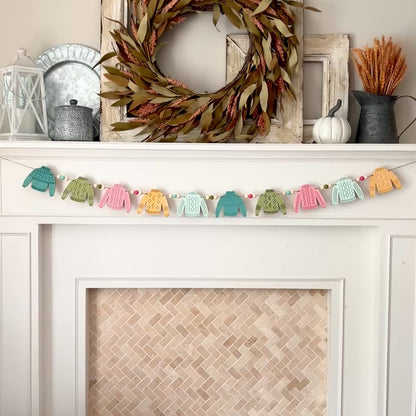 Sweater weather garland, fall vibes